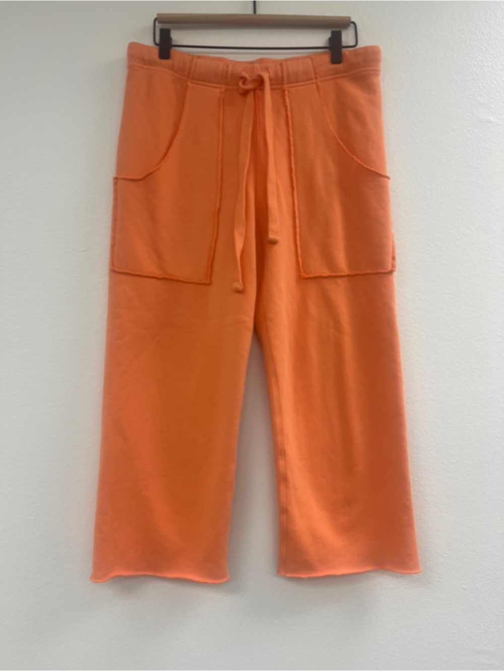 NWOT Frank & Eileen Orange Sweatpants Pants w/Pockets Sz Small S